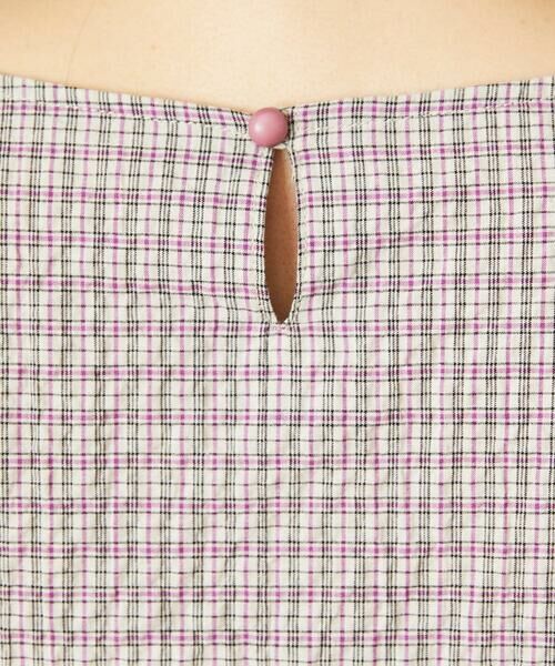 Jocomomola / ホコモモラ シャツ・ブラウス | Chiquito チェックプルオーバーブラウス | 詳細8