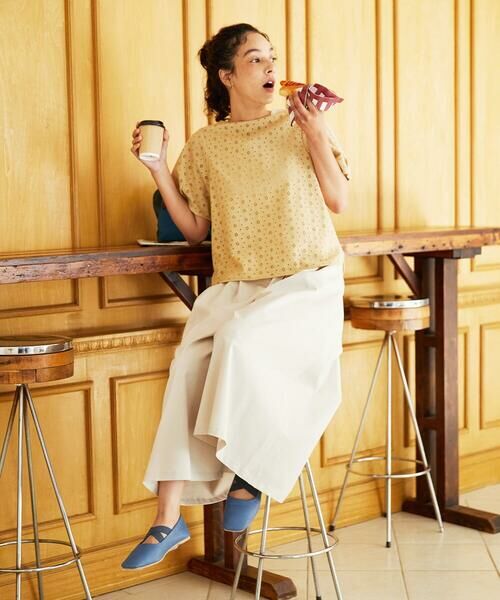 Jocomomola / ホコモモラ シャツ・ブラウス | 【2WAY】アイレットコットンレースブラウス | 詳細1