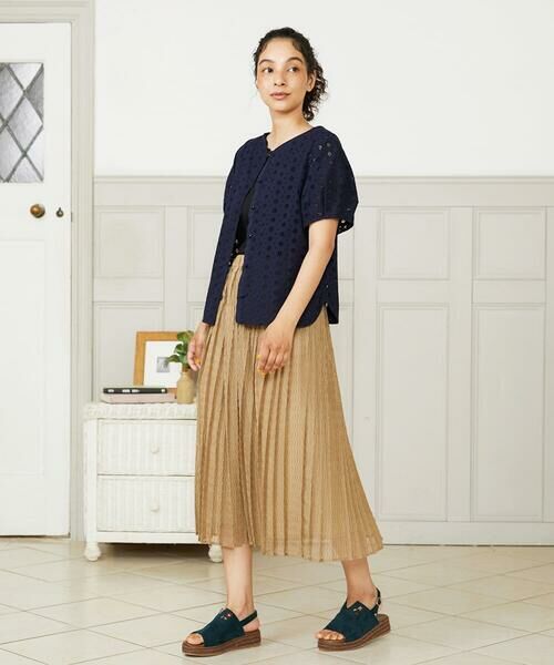 Jocomomola / ホコモモラ シャツ・ブラウス | 【2WAY】アイレットコットンレースブラウス | 詳細13