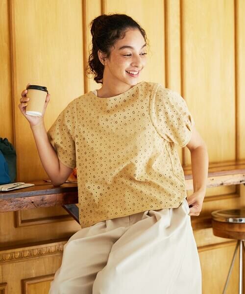 Jocomomola / ホコモモラ シャツ・ブラウス | 【2WAY】アイレットコットンレースブラウス | 詳細14