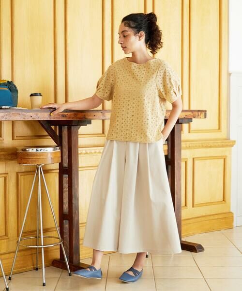 Jocomomola / ホコモモラ シャツ・ブラウス | 【2WAY】アイレットコットンレースブラウス | 詳細20