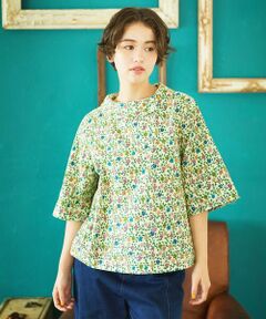 Jocomomola / ホコモモラ シャツ・ブラウス | Calle del Almendro ロールカラープリントブラウス