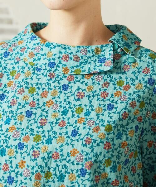 Jocomomola / ホコモモラ シャツ・ブラウス | Calle del Almendro ロールカラープリントブラウス | 詳細3