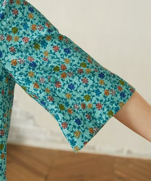 Jocomomola / ホコモモラ シャツ・ブラウス | Calle del Almendro ロールカラープリントブラウス | 詳細5