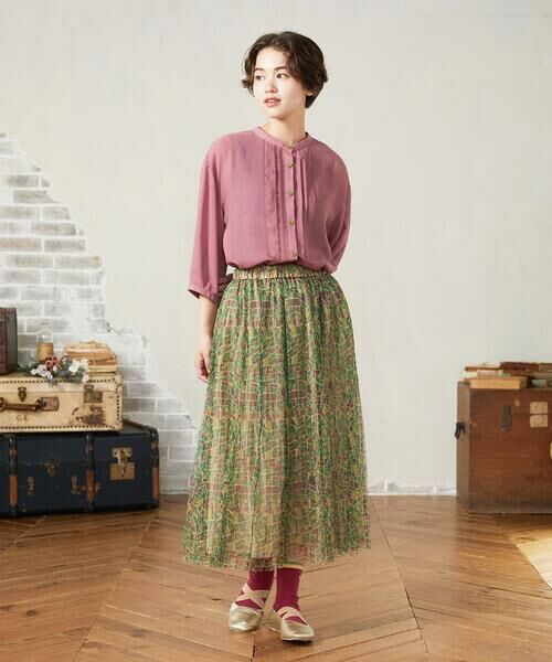 Jocomomola / ホコモモラ シャツ・ブラウス | 【2WAY】Pleats スパンローンフリルブラウス | 詳細11