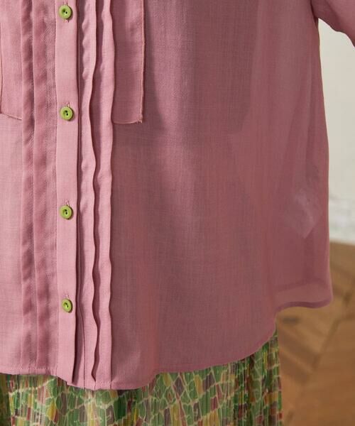 Jocomomola / ホコモモラ シャツ・ブラウス | 【2WAY】Pleats スパンローンフリルブラウス | 詳細8