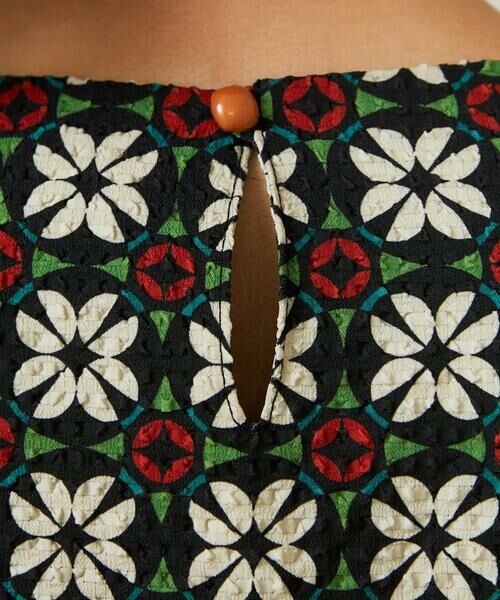 Jocomomola / ホコモモラ ロング・マキシ丈ワンピース | Callle de la Ruda 幾何柄プリントワンピース | 詳細10