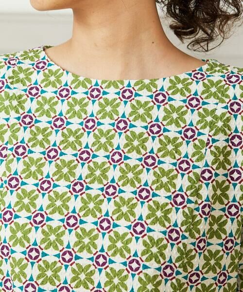 Jocomomola / ホコモモラ ロング・マキシ丈ワンピース | Callle de la Ruda 幾何柄プリントワンピース | 詳細3