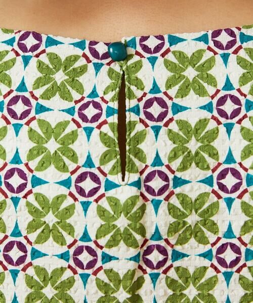 Jocomomola / ホコモモラ ロング・マキシ丈ワンピース | Callle de la Ruda 幾何柄プリントワンピース | 詳細7