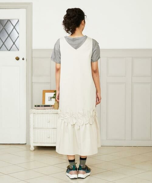 Jocomomola / ホコモモラ ロング・マキシ丈ワンピース | Monotono フラワーモチーフジャンパースカート | 詳細2