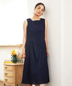 Jocomomola / ホコモモラ ロング・マキシ丈ワンピース | アイレットコットンレースワンピース