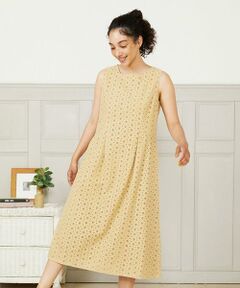 Jocomomola / ホコモモラ ロング・マキシ丈ワンピース | アイレットコットンレースワンピース