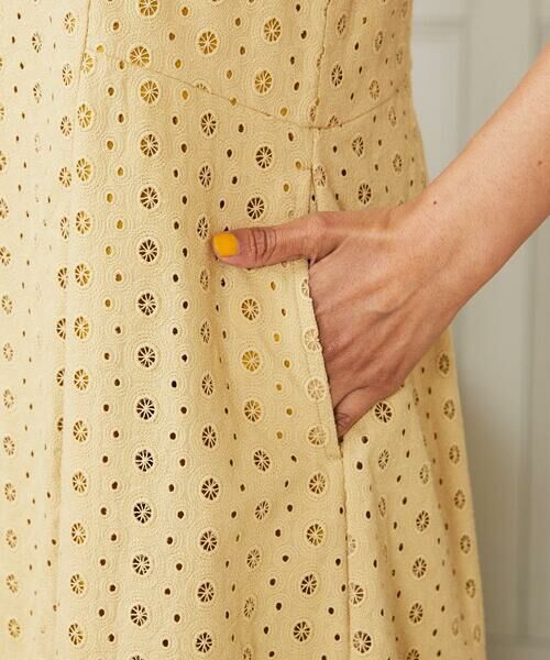 Jocomomola / ホコモモラ ロング・マキシ丈ワンピース | アイレットコットンレースワンピース | 詳細5