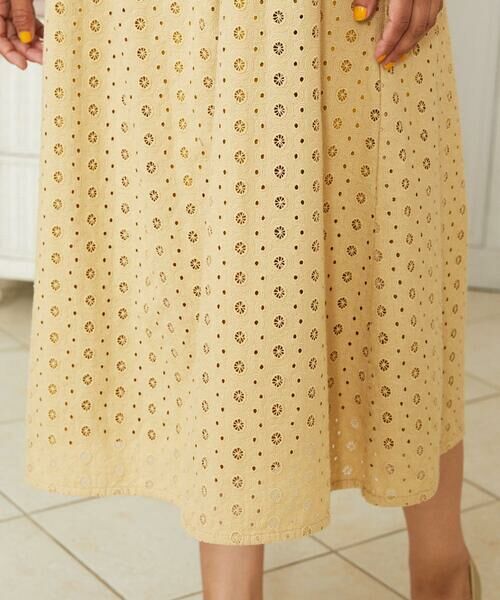 Jocomomola / ホコモモラ ロング・マキシ丈ワンピース | アイレットコットンレースワンピース | 詳細6