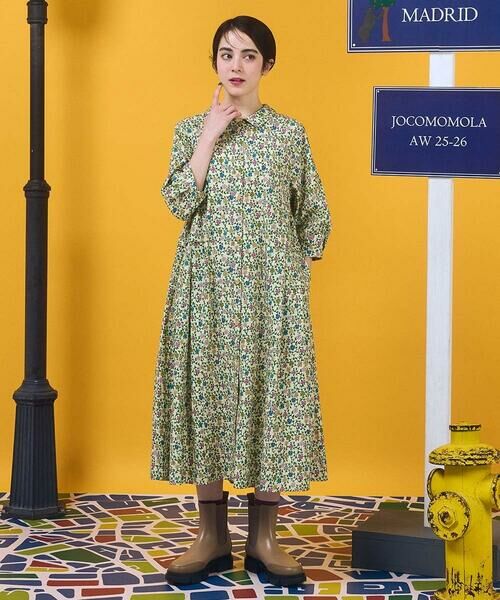 Jocomomola / ホコモモラ ロング・マキシ丈ワンピース | Calle del Almendro プリントシャツワンピース | 詳細16