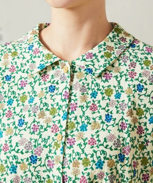 Jocomomola / ホコモモラ ロング・マキシ丈ワンピース | Calle del Almendro プリントシャツワンピース | 詳細3