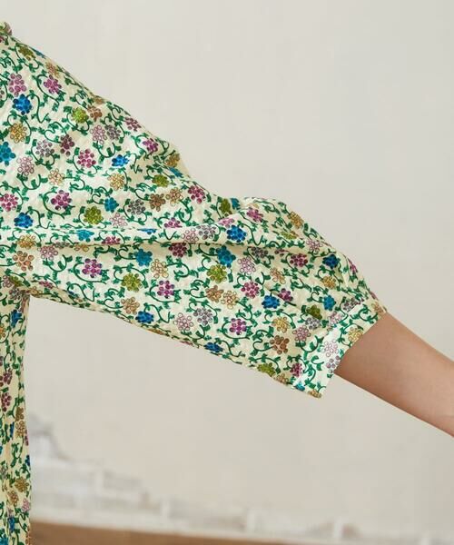 Jocomomola / ホコモモラ ロング・マキシ丈ワンピース | Calle del Almendro プリントシャツワンピース | 詳細5