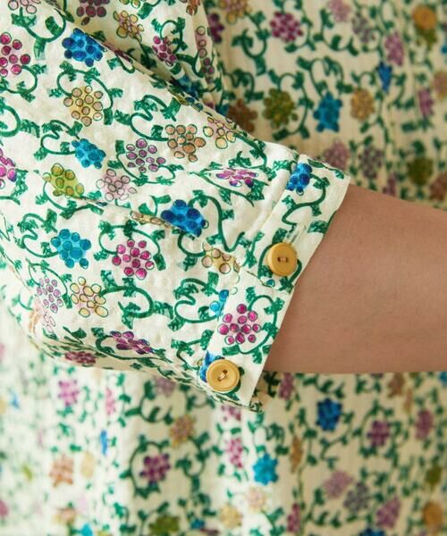 Jocomomola / ホコモモラ ロング・マキシ丈ワンピース | Calle del Almendro プリントシャツワンピース | 詳細6