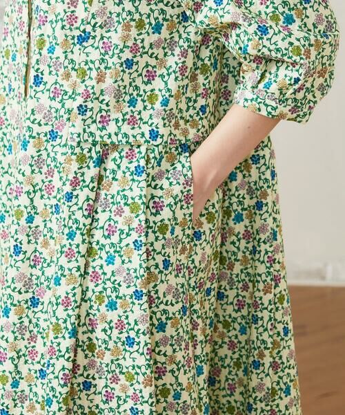 Jocomomola / ホコモモラ ロング・マキシ丈ワンピース | Calle del Almendro プリントシャツワンピース | 詳細8