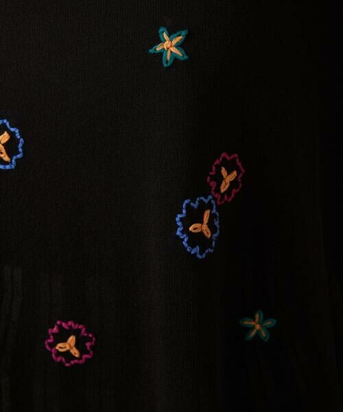 Jocomomola / ホコモモラ ニット・セーター | Brisa フラワー刺繍シアーニット | 詳細6