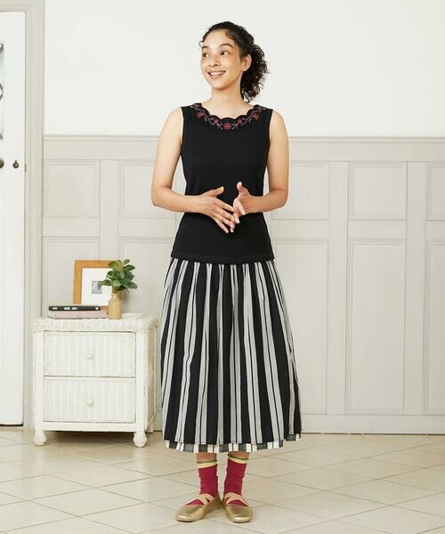 Jocomomola / ホコモモラ ロング・マキシ丈スカート | 【2WAY】リバーシブルジャカードチェックスカート | 詳細12