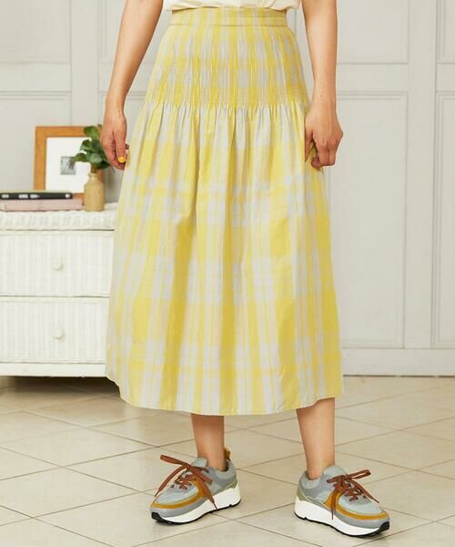 Jocomomola / ホコモモラ ロング・マキシ丈スカート | 【2WAY】リバーシブルジャカードチェックスカート | 詳細13