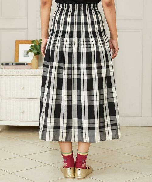 Jocomomola / ホコモモラ ロング・マキシ丈スカート | 【2WAY】リバーシブルジャカードチェックスカート | 詳細2