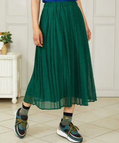 Jocomomola / ホコモモラ ロング・マキシ丈スカート | Playa プリーツシアースカート