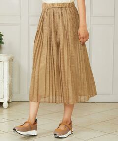 Jocomomola / ホコモモラ ロング・マキシ丈スカート | Playa プリーツシアースカート