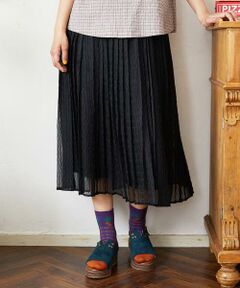 Jocomomola / ホコモモラ ロング・マキシ丈スカート | Playa プリーツシアースカート