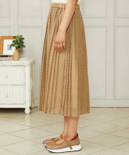 Jocomomola / ホコモモラ ロング・マキシ丈スカート | Playa プリーツシアースカート | 詳細1