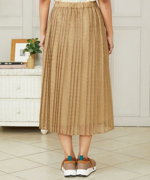Jocomomola / ホコモモラ ロング・マキシ丈スカート | Playa プリーツシアースカート | 詳細2
