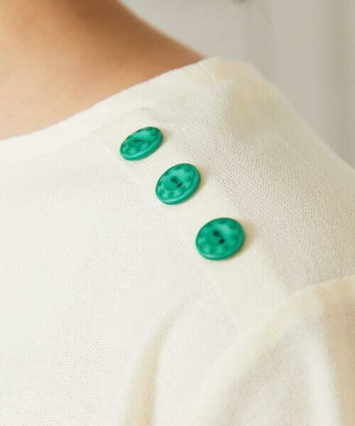 Jocomomola / ホコモモラ カットソー | Escala floral フラワー刺繍クラフトTシャツ | 詳細10