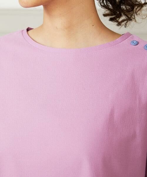 Jocomomola / ホコモモラ カットソー | Escala floral フラワー刺繍クラフトTシャツ | 詳細3