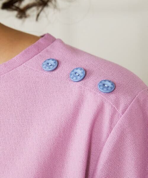 Jocomomola / ホコモモラ カットソー | Escala floral フラワー刺繍クラフトTシャツ | 詳細4