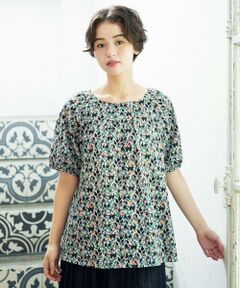 Jocomomola / ホコモモラ カットソー | 【接触冷感】Brote de flor リーフプリントカットソー