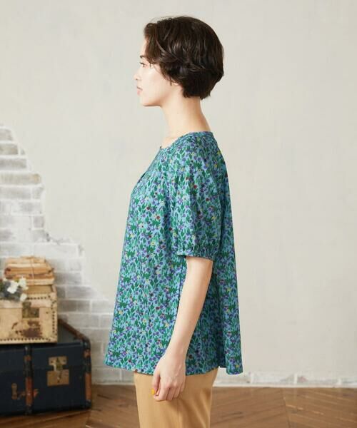 Jocomomola / ホコモモラ カットソー | 【接触冷感】Brote de flor リーフプリントカットソー | 詳細1