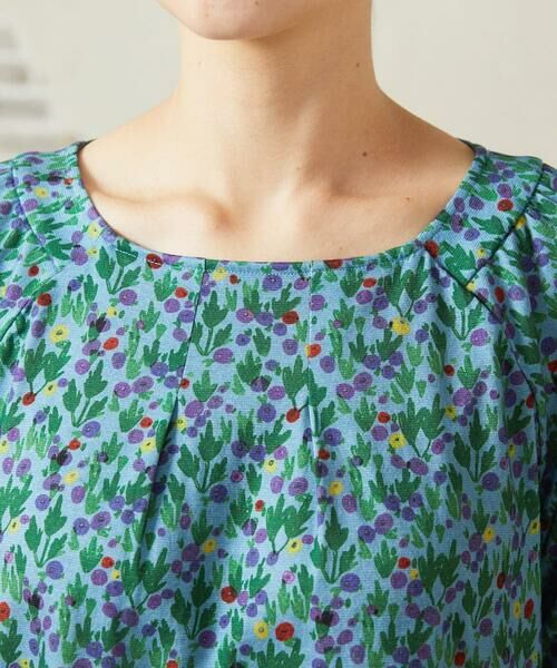 Jocomomola / ホコモモラ カットソー | 【接触冷感】Brote de flor リーフプリントカットソー | 詳細3