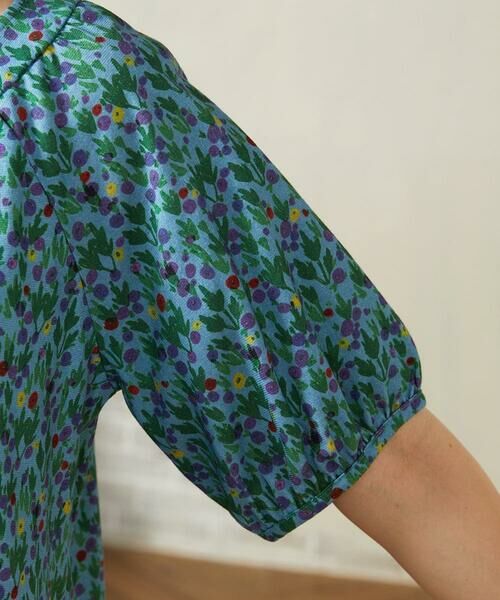 Jocomomola / ホコモモラ カットソー | 【接触冷感】Brote de flor リーフプリントカットソー | 詳細4