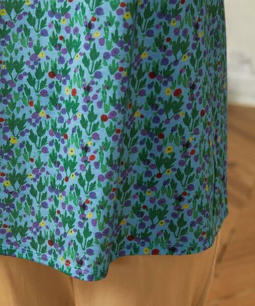 Jocomomola / ホコモモラ カットソー | 【接触冷感】Brote de flor リーフプリントカットソー | 詳細5