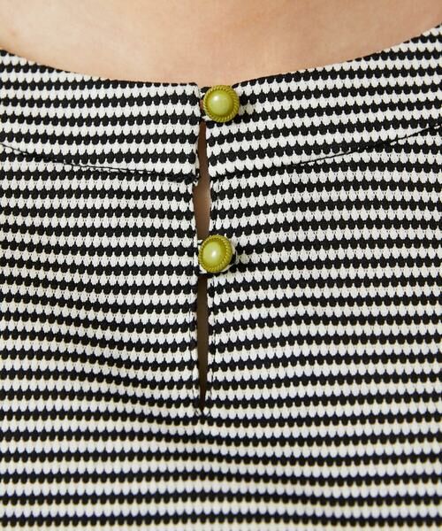 Jocomomola / ホコモモラ カットソー | 【接触冷感】Una ola ボーダージャカードカットソー | 詳細4