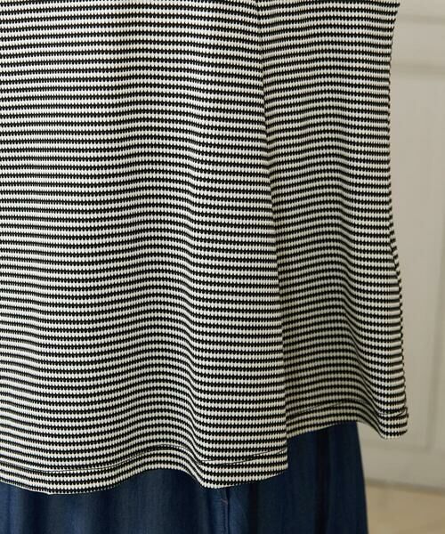 Jocomomola / ホコモモラ カットソー | 【接触冷感】Una ola ボーダージャカードカットソー | 詳細6