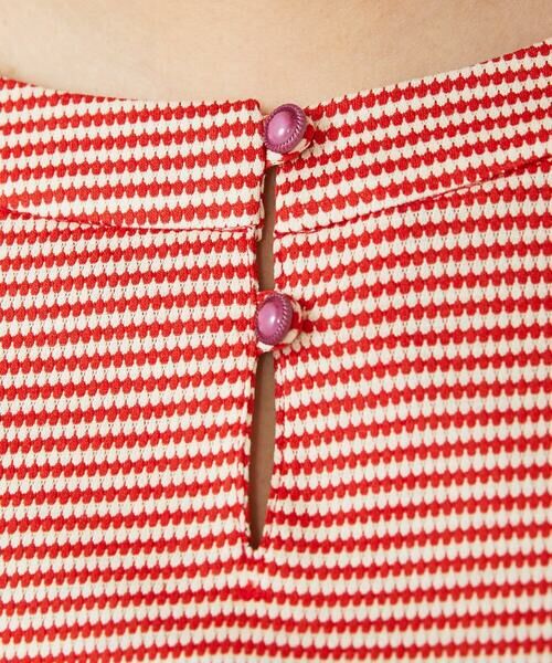 Jocomomola / ホコモモラ カットソー | 【接触冷感】Una ola ボーダージャカードカットソー | 詳細9