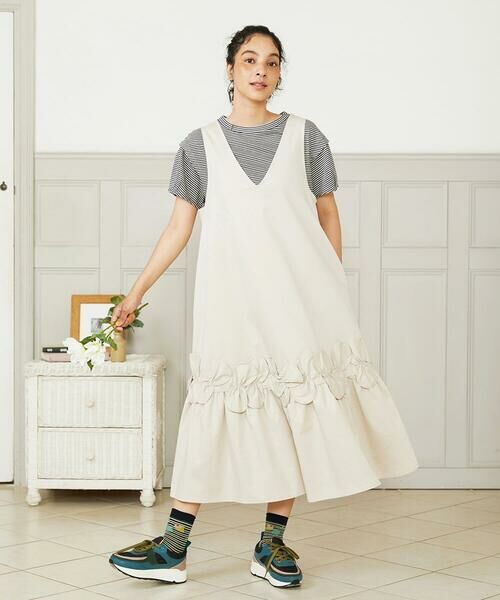 Jocomomola / ホコモモラ カットソー | 【接触冷感】Una ola ボーダージャカードドロストカットソー | 詳細14