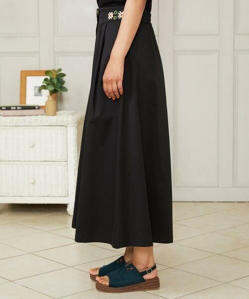 Jocomomola / ホコモモラ その他パンツ | Monotono フラワー刺繍ワイドパンツ | 詳細2