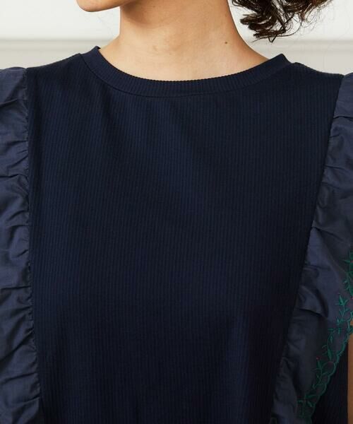 Jocomomola / ホコモモラ ロング・マキシ丈ワンピース | Hiedra 刺繍フリル付きノースリーブワンピース | 詳細3