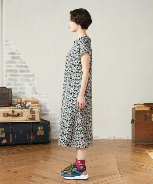 Jocomomola / ホコモモラ ロング・マキシ丈ワンピース | 【接触冷感】Brote de flor リーフプリントワンピース | 詳細1