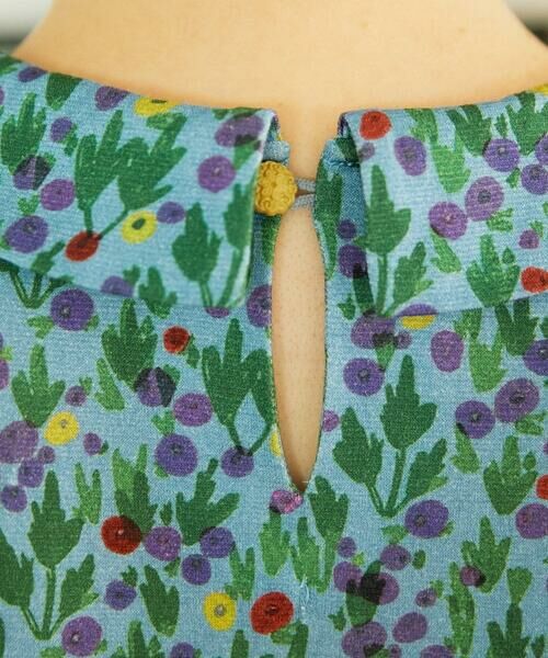 Jocomomola / ホコモモラ ロング・マキシ丈ワンピース | 【接触冷感】Brote de flor リーフプリントワンピース | 詳細12