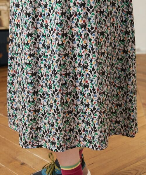 Jocomomola / ホコモモラ ロング・マキシ丈ワンピース | 【接触冷感】Brote de flor リーフプリントワンピース | 詳細6