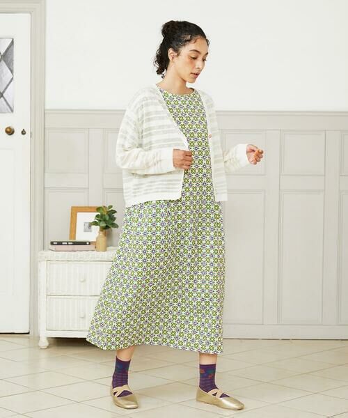 Jocomomola / ホコモモラ カーディガン・ボレロ | Brisa シアーボーダーカーディガン | 詳細9